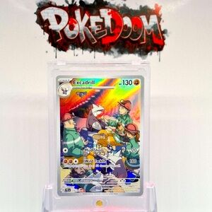 Pokemon Excadrill - 174/162 - Temporal Forces - Illustration Rare - HP - Pokemon